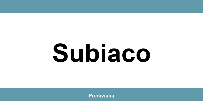 Telefono del Patronato ACLI a Subiaco